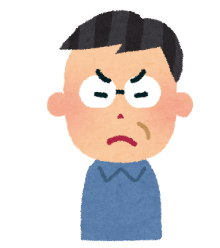 怒っている男性